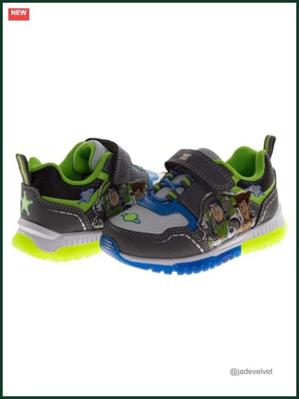 Boys Light Up LED Athletic Character Sneakers Shoes